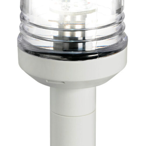 Fanale 360 led con basetta bianco