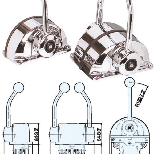 Pomolo di ricambio argento x75