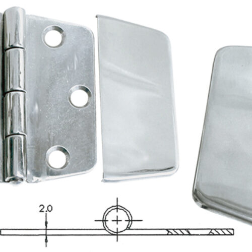 CERNIERA IN ACCIAIO INOX CON COPRIVITI