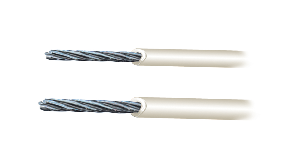 CAVO IN ACCIAIO INOX AISI 316 49 FILI RIVESTITO IN PVC 3