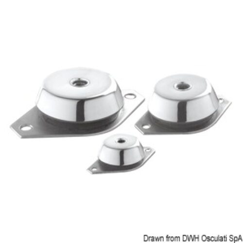 Supporto antivibrante inox 100 kg