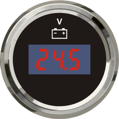 voltimetro digitale nero