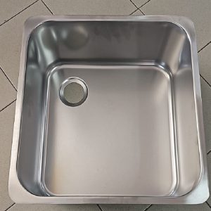 Lavello quadrato accaio inox 36 x 36 cm