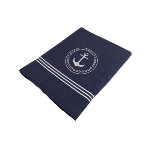 Lenzuolo + Federa Da Cuscino Santorini Doppio Blu